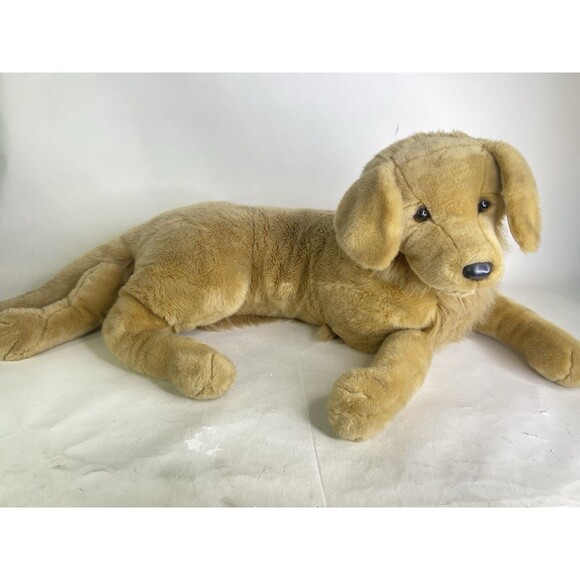 Douglas Cuddle Toys Golden Retriever Dog Puppy Large Jumbo Stuffed Plush Brandon - Picture 1 of 13
